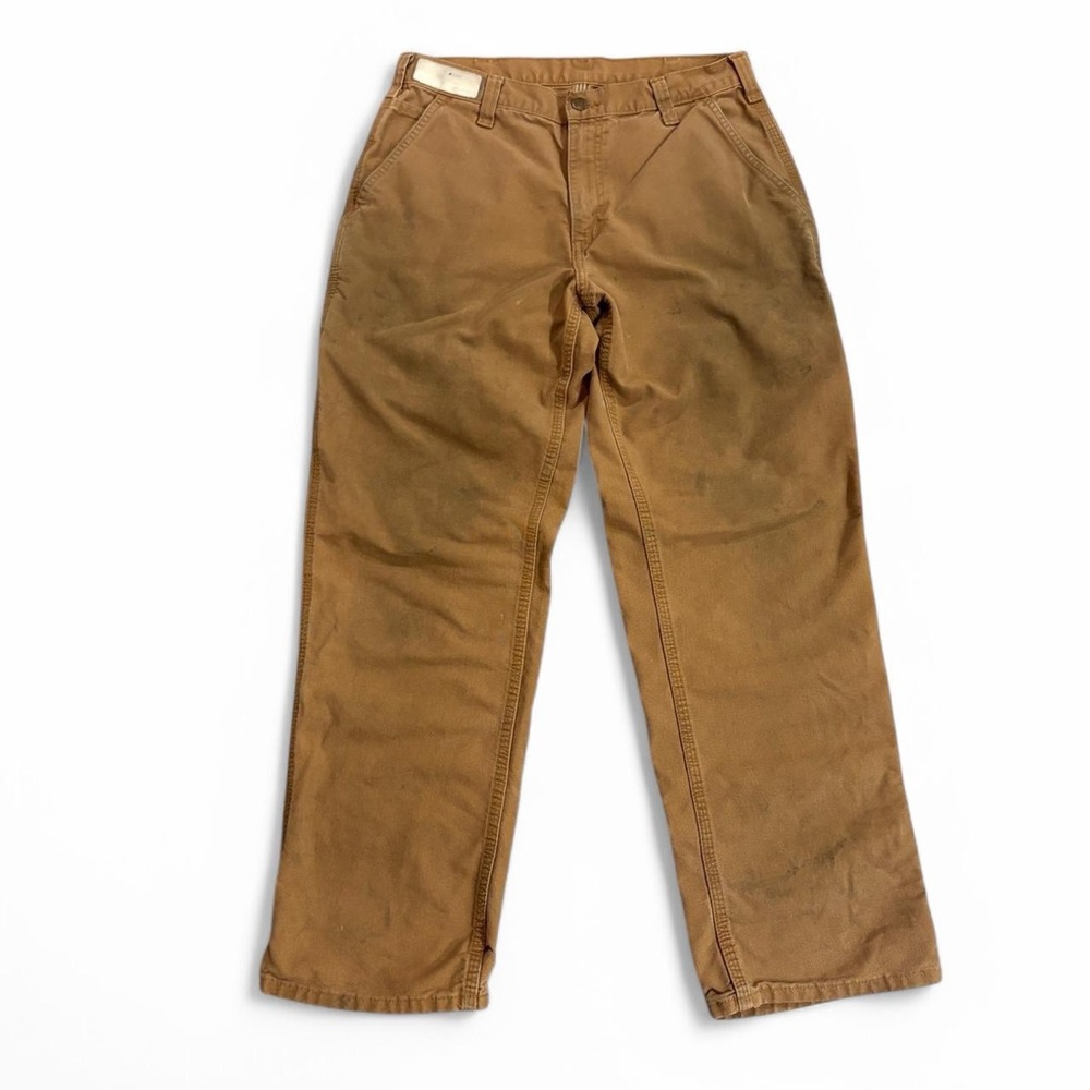 Vintage Carhartt Dungaree Fit Carpenter Jeans in Khaki